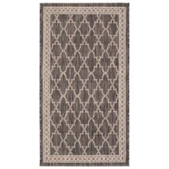 Brielle Outdoor Rug - Black / Beige - Safavieh -Safavieh Sales Store GUEST 014e21e1 b918 495a 9f42 134ceed863e7