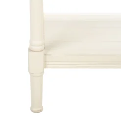 Rafiki 3 Shelf Console Table - Distressed White - Safavieh -Safavieh Sales Store GUEST 0310f640 7646 455b b605 01531773740c