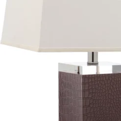(Set Of 2) 27" Deco Leather Table Lamp Brown (Includes CFL Light Bulb) - Safavieh 7 (Set Of 2) 27" Deco Leather Table Lamp Brown (Includes CFL Light Bulb) - Safavieh -Safavieh Sales Store GUEST 052ce11f e890 46a2 8b72 37c7e3e4c9b9