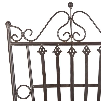 Belen 3pc Bistro Set - Black Rust - Safavieh 6 Belen 3pc Bistro Set - Black Rust - Safavieh - Image 4