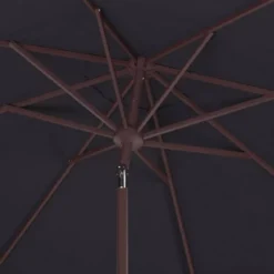 10.8' Round Zimmerman Market Umbrella Navy/White - Safavieh 8 10.8' Round Zimmerman Market Umbrella Navy/White - Safavieh -Safavieh Sales Store GUEST 095ca859 aada 4431 92b8 f90bf5a6464d