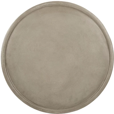 Farmond Concrete Side Table - Dark Grey - Safavieh 9 Farmond Concrete Side Table - Dark Grey - Safavieh - Image 7