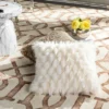 Luxe Feather Pillow - White - 20" X 20" - Safavieh -Safavieh Sales Store GUEST 109c9e6b 9a27 476a 910f 3d3cb15c01a8