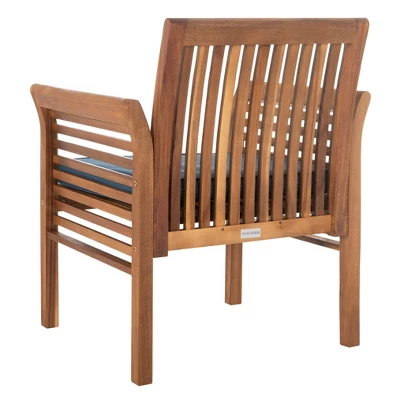 Carson 4pc Outdoor Set - Natural/Navy - Safavieh 6 Carson 4pc Outdoor Set - Natural/Navy - Safavieh - Image 4