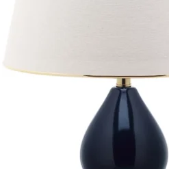 (Set Of 2) 26.5" Jill Double- Gourd Ceramic Lamp Navy (Includes CFL Light Bulb) - Safavieh -Safavieh Sales Store GUEST 1161bf6e a15a 4a14 9439 0061de6c05bd