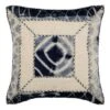2pc 24"x24" Dip-Dye Patch Oversized Square Throw Pillow Medina Blue - Safavieh -Safavieh Sales Store GUEST 13989d77 c62a 4731 8607 91c9616dfc73