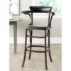 Kenny Bar Stool Brass Nail Heads - Antique Black - Safavieh -Safavieh Sales Store GUEST 164704dd fcaa 4926 8932 1989f20f60a9