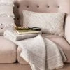 Loveable Knit Throw Blanket - Light Grey/Natural - 50" X 60" - Safavieh