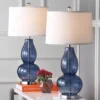 Mercurio Double Gourd Table Lamp (Set Of 2) - Blue - Safavieh 2 Mercurio Double Gourd Table Lamp (Set Of 2) - Blue - Safavieh -Safavieh Sales Store GUEST 1ad4e754 318a 4efd 96ea c6c3d3313764