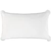 Nutmeg Pillow - White/Brown - 12" X 20" - Safavieh