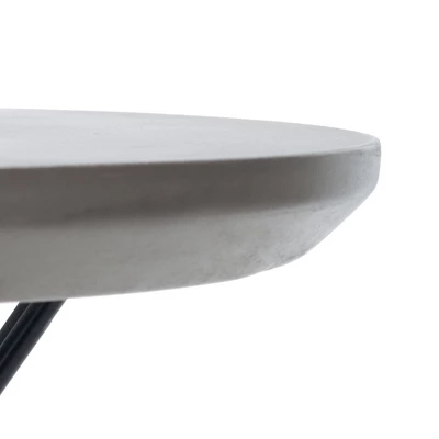 Darien Concrete Accent Table - Dark Grey - Safavieh 3 Darien Concrete Accent Table - Dark Grey - Safavieh