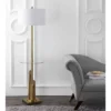 61" Ambrosio Floor Lamp Side Table Brass/Gold (Includes CFL Light Bulb) - Safavieh -Safavieh Sales Store GUEST 249849c3 7cc8 4156 ad6d 9f677ce1b900