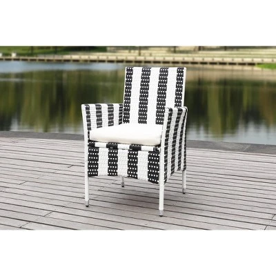 Kendrick Chair (Set Of 2) - Black/White - Safavieh 3 Kendrick Chair (Set Of 2) - Black/White - Safavieh
