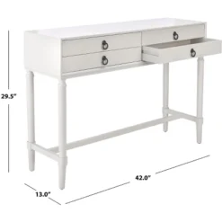 Aliyah 4 Drawer Console Table - Safavieh -Safavieh Sales Store GUEST 290407a1 1c53 45aa aca9 792f2ee8b22b