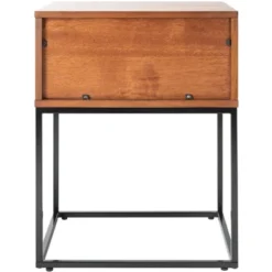 Marquise 1 Drawer Nighstand - Brown - Safavieh -Safavieh Sales Store GUEST 2aec3ff8 73d7 42c8 b1b9 d98f44ba7596