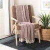 Harlow Throw Blanket - Burgundy - 50" X 70" - Safavieh -Safavieh Sales Store GUEST 2b8d46f8 36b1 491f b297 9451bc997528