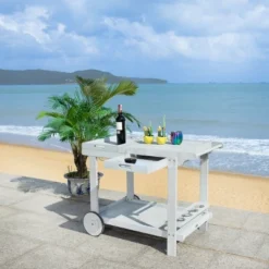 Orland Tea Trolley - Grey - Safavieh -Safavieh Sales Store GUEST 2e03c3a7 49d8 476d a00c 70fb768b0b72