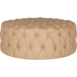Charlene Tufted Cocktail Ottoman - Safavieh -Safavieh Sales Store GUEST 2f657f4a 9dc2 421a bc04 40120f57193d