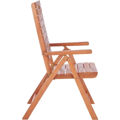Rence Folding Chair (Set Of 2) - Natural - Safavieh 7 Rence Folding Chair (Set Of 2) - Natural - Safavieh - Image 5