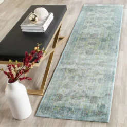 2'3"x8' Runner Valencia Rug Light Blue/Turquoise - Safavieh 10 2'3"x8' Runner Valencia Rug Light Blue/Turquoise - Safavieh -Safavieh Sales Store GUEST 33cfe94c 832d 4f24 aebf 64f6f090e53c