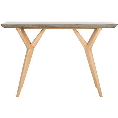 Ragna Concrete Console - Dark Grey - Safavieh 8 Ragna Concrete Console - Dark Grey - Safavieh - Image 7