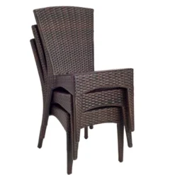 New Castle Wicker Side Chair (Set Of 2) - Black/Brown - Safavieh 10 New Castle Wicker Side Chair (Set Of 2) - Black/Brown - Safavieh -Safavieh Sales Store GUEST 3542ba90 f238 4b8b 9a90 c6532dd138b7
