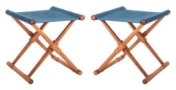 Breanne Patio Folding Stool - Safavieh -Safavieh Sales Store GUEST 3b2ecc0b 15d3 48f7 a179 92c0e8dcc7cf