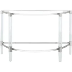Anabelle Acrylic Console Table - Safavieh -Safavieh Sales Store GUEST 3d09f813 362d 4551 b8fe 9fbae0c845c9
