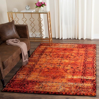 Vintage Hamadan VTH216 Power Loomed Area Rug - Safavieh 3 Vintage Hamadan VTH216 Power Loomed Area Rug - Safavieh