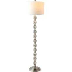 Cace Floor Lamp - Nickel/Ivory - Safavieh -Safavieh Sales Store GUEST 3d843da9 782a 4aa2 921d 2d9b4f997ebf
