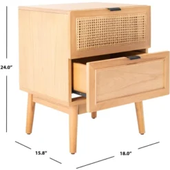 Baisley 2 Drawer Rattan Nightstand - Natural - Safavieh 10 Baisley 2 Drawer Rattan Nightstand - Natural - Safavieh -Safavieh Sales Store GUEST 424b12d0 1202 4a78 b3d7 8a48ce82365e