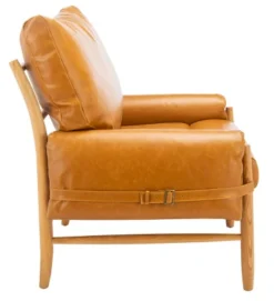 Oslo Mid Century Arm Chair - Caramel/Natural - Safavieh -Safavieh Sales Store GUEST 42c600c8 d6fb 48e6 aa8e c480cbb07632