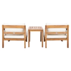 Pratia 5pc Outdoor Set - Natural/Beige - Safavieh -Safavieh Sales Store GUEST 441ec4a7 15f9 4719 b074 0c9af88edfe3