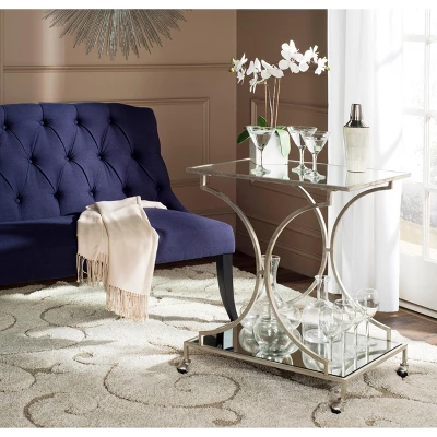 Ignatius Bar Cart - Safavieh 3 Ignatius Bar Cart - Safavieh