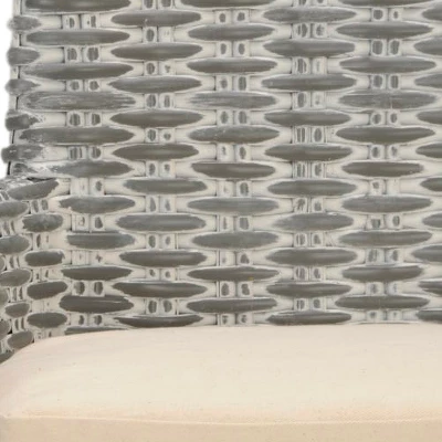 Cabana Rattan Arm Chair - Grey White Wash - Safavieh 6 Cabana Rattan Arm Chair - Grey White Wash - Safavieh - Image 4