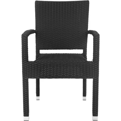 Kelda Stacking Arm Chair (Set Of 2) - Safavieh 4 Kelda Stacking Arm Chair (Set Of 2) - Safavieh - Image 2