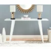 Manny Retro Mid Century Lacquer Console - White - Safavieh -Safavieh Sales Store GUEST 4c4cd75c 1797 427a ad5f 676845c55a60
