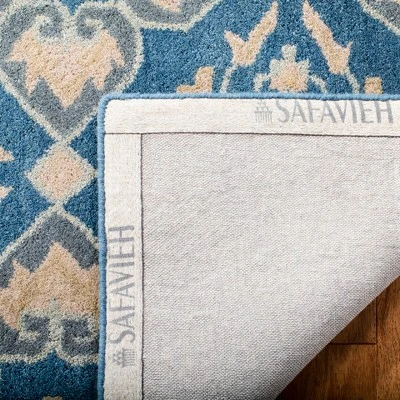 2'x3' Medallion Tufted Accent Rug Blue/Gray - Safavieh 4 2'x3' Medallion Tufted Accent Rug Blue/Gray - Safavieh - Image 2