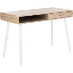 Jorja 1 Drawer 1 Shelf Desk - Safavieh -Safavieh Sales Store GUEST 51d69eee fdd0 4d85 a21a e0d3a1d0b037