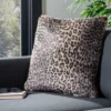 Faux Black Leopard Pillow - Leopard - 20" X 20" - Safavieh -Safavieh Sales Store GUEST 51dcb955 540b 4dce 8423 a4b3c11bb99d