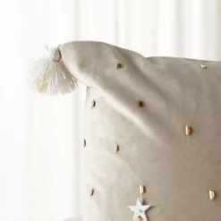 Celine Tree Pillow - Beige - 18"x18" - Safavieh -Safavieh Sales Store GUEST 52193dfd 7ff2 4596 bc9b bd644ef75985