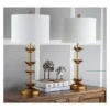 (Set Of 2) 32" Lani Leaf Table Lamp Antique Gold (Includes LED Light Bulb) - Safavieh -Safavieh Sales Store GUEST 528bad90 79d4 4d97 b5a6 0f4d5a726962