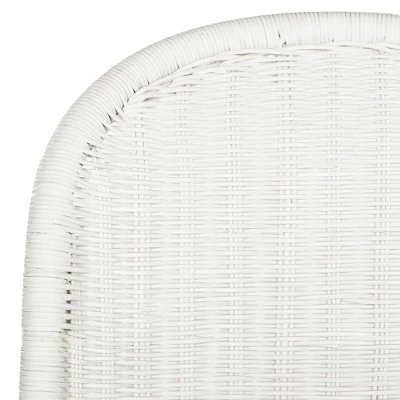 Tana Wicker Side Chair (Set Of 2) - White - Safavieh 7 Tana Wicker Side Chair (Set Of 2) - White - Safavieh - Image 5
