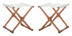 Breanne Patio Folding Stool - Safavieh -Safavieh Sales Store GUEST 5de5f82e 1185 4ac9 a35f ce2e3e1bed1a