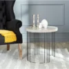 Kelly Mid Century Scandinavian Lacquer Side Table - Taupe/Black - Safavieh 2 Kelly Mid Century Scandinavian Lacquer Side Table - Taupe/Black - Safavieh -Safavieh Sales Store GUEST 6351c595 093f 473d af60 09e10e504726