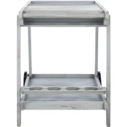 Orland Tea Trolley - Grey - Safavieh -Safavieh Sales Store GUEST 6393771a 6055 43de b375 a66ae14eca00