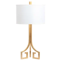 Safavieh Sales Store 33 (Set Of 2) 27.5" Arabelle Hardback Table Lamp (Includes CFL Light Bulb) Gold - Safavieh