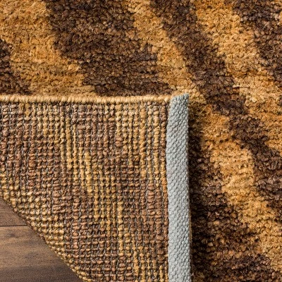 2'6"x8' Runner Tiger Print Natural/Black - Safavieh 4 2'6"x8' Runner Tiger Print Natural/Black - Safavieh - Image 2