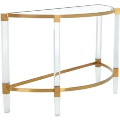 Anabelle Acrylic Console Table - Safavieh -Safavieh Sales Store GUEST 6c0f13af 0951 43d7 ab2e 54add759f36a