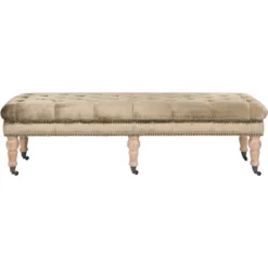 Barney Tufted Bench W/ Brass Nail Heads - Safavieh 15 Barney Tufted Bench W/ Brass Nail Heads - Safavieh -Safavieh Sales Store GUEST 6e3cb60d 1386 465f 9bb7 2825935c1c26